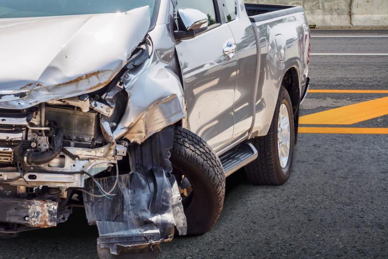 pickup truck accident