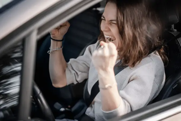 Driver celebrates after winning her case — what are the chances of winning a car accident lawsuit?