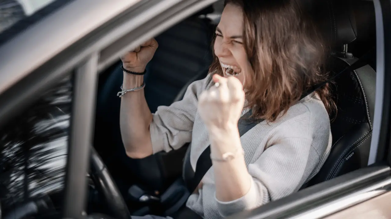 Driver celebrates after winning her case — what are the chances of winning a car accident lawsuit?