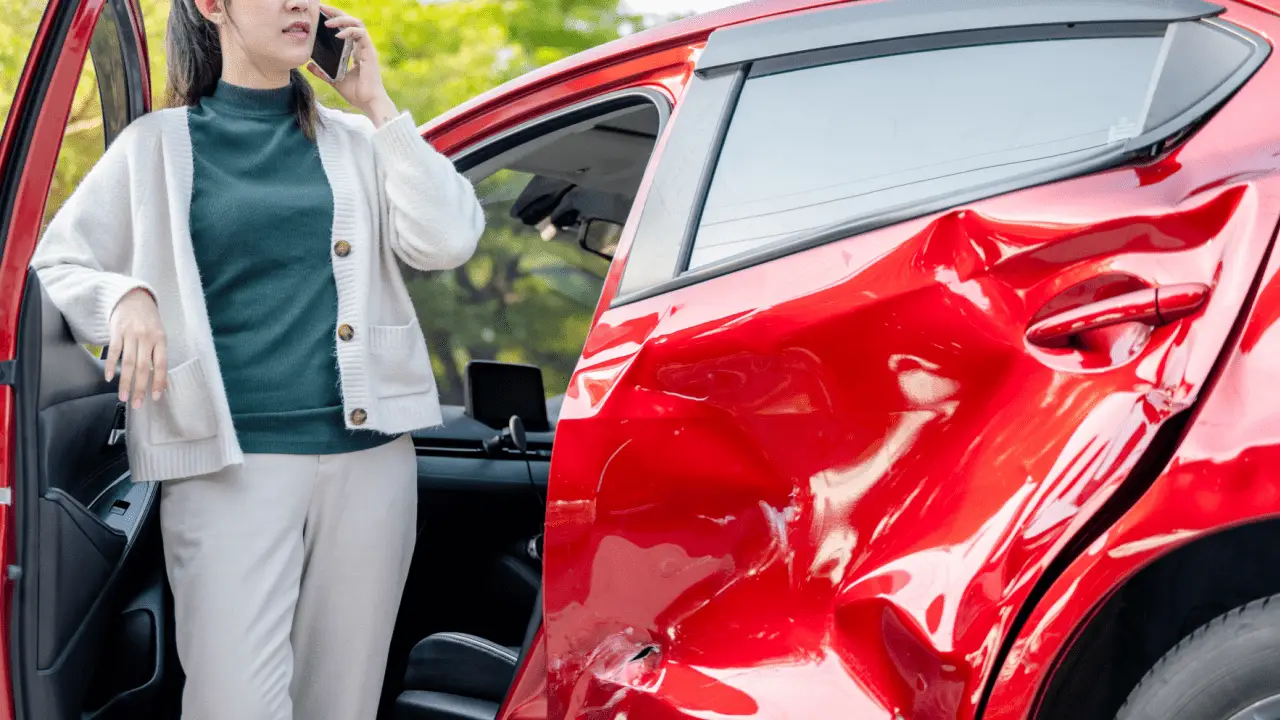 Woman calling lawyer after car accident wondering how long do you have to contact a lawyer after an accident