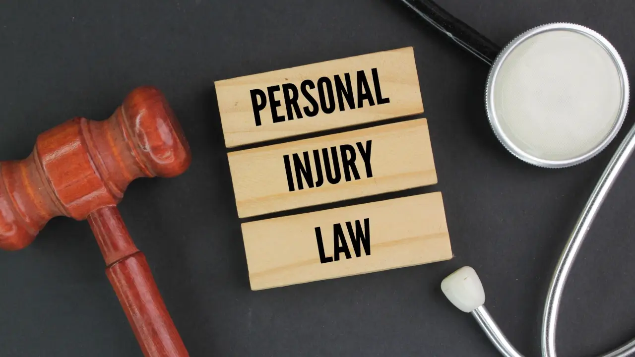Personal injury law concept with gavel and stethoscope - does a personal injury lawyer go to court representation