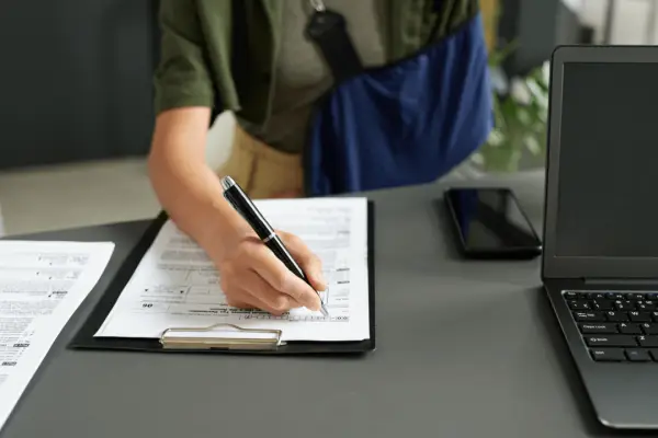 How do insurance companies evaluate injury claims documentation review process