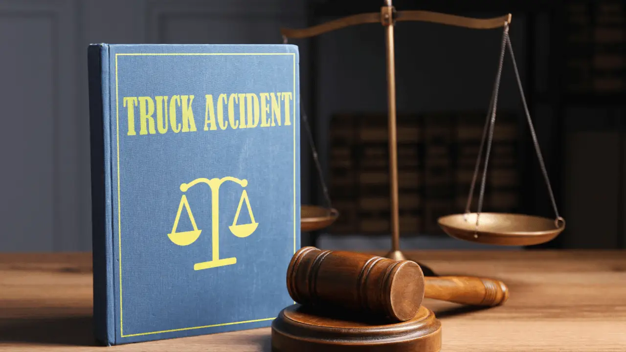 When should you get a truck accident lawyer - legal book and gavel representing truck accident legal representation